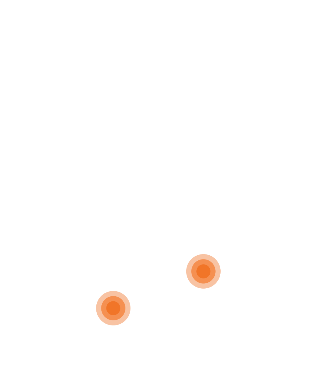 Map of Japan with warehouse locations